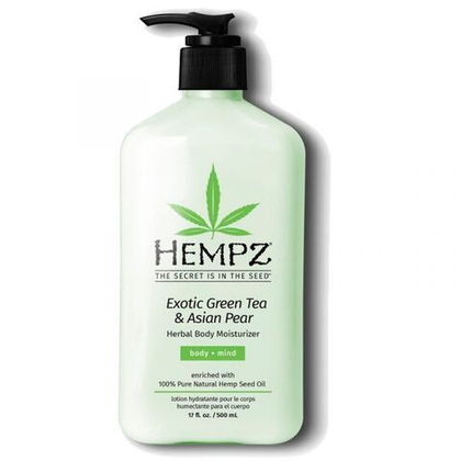 Увлажняющий лосьон для тела Зеленый чай и Груша HEMPZ, 500 мл