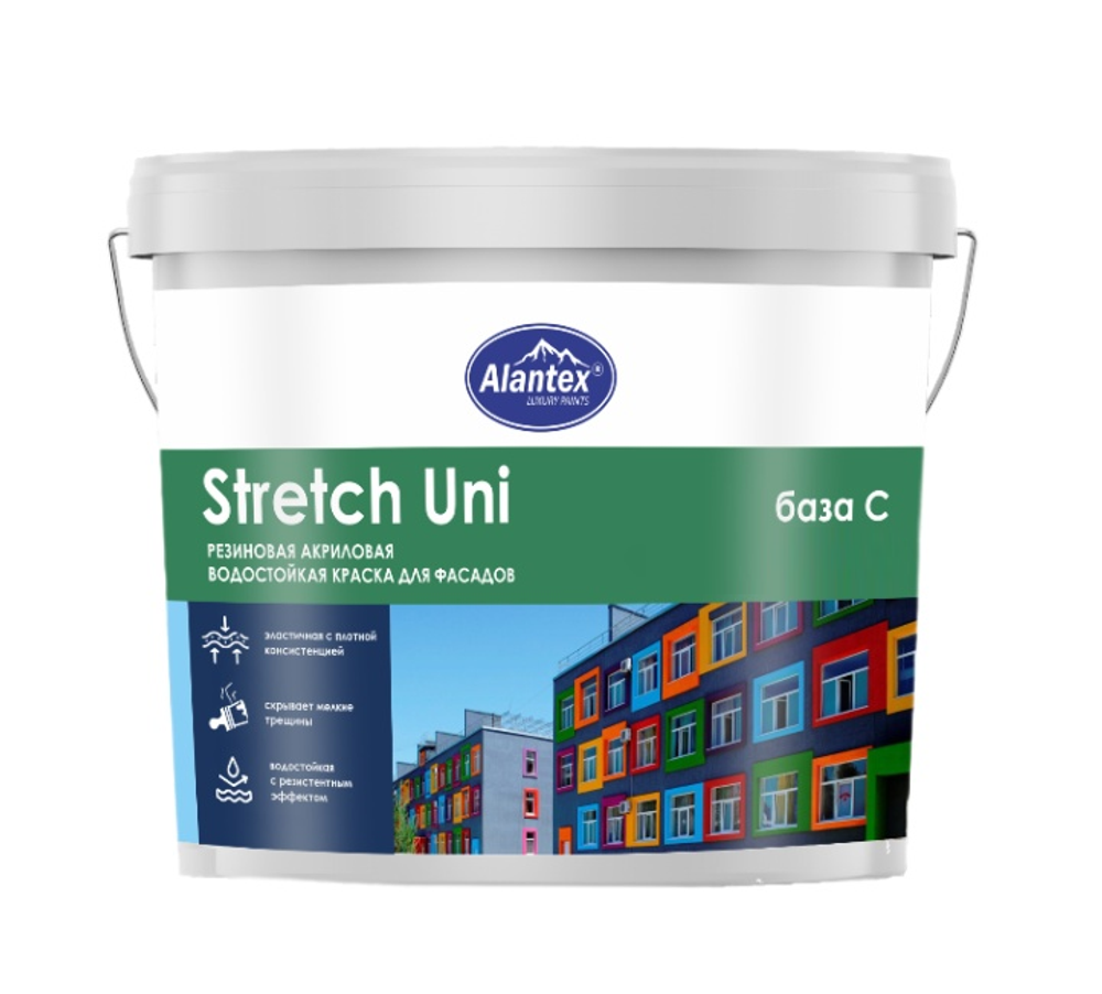 КРАСКА РЕЗИНОВАЯ STRETCH UNI БАЗА C 10 КГ (4870233517622)