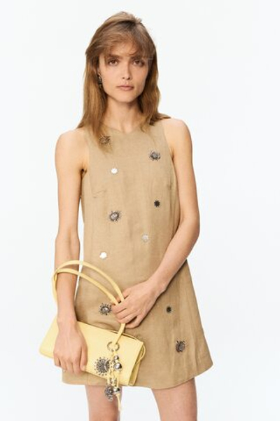 Платье-колокол с вышивкой - H&M