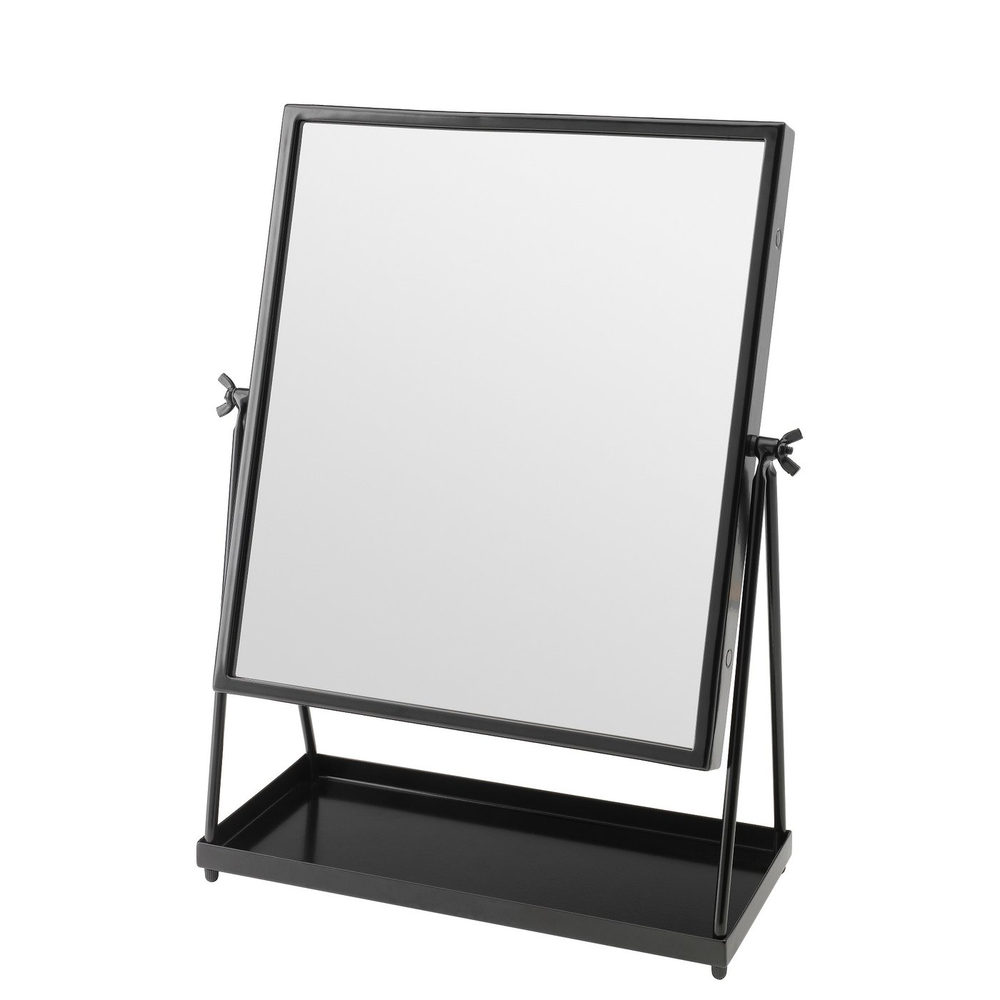 IKEA KARMSUND  (ИКЕА КАРМСУНД)  -  Зеркало настольное - чёрный 27х43 см