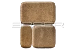 Тротуарная плитка Braer Классико, Color Mix Миндаль, 60 мм