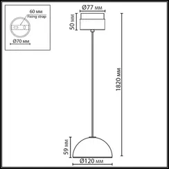 Подвесной светильник Lulu 5453/6L Odeon Light