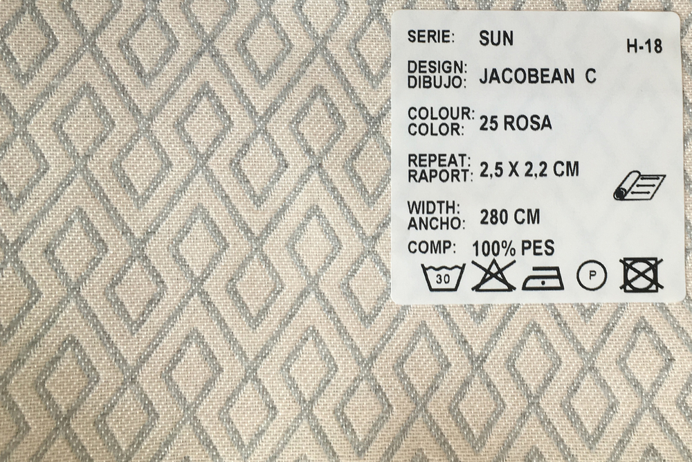 Жаккард Sun Jacobean (Сан Джакабиэн) C 25 Rosa