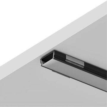 Накладной алюминиевый профиль 2 м для светодиодной ленты A150606S чёрный Surface Arte Lamp