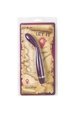 Стимулятор точки G Let it G, G-Hunter, силикон, фиолетовый, 18,5 см