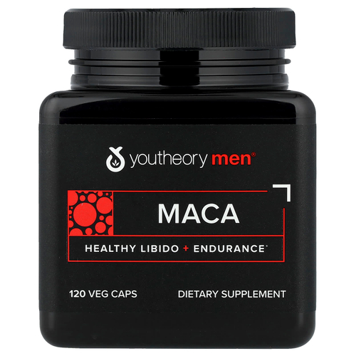 Youtheory, Men®, мака, 120 растительных капсул (500 мг в 1 капсуле)
