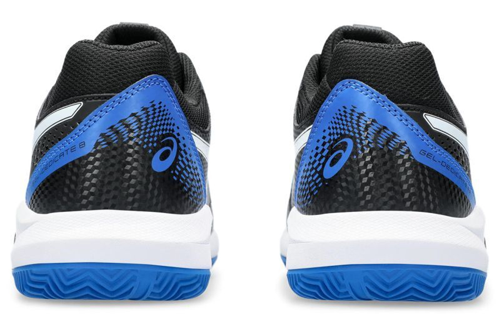 Мужские кроссовки теннисные Asics Gel-Dedicate 8 Clay - black/tuna blue