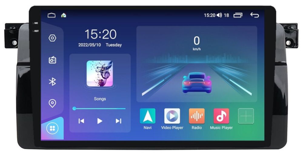 Магнитола для BMW 3 (E46) 1998-2006 - Parafar PF396LUX1U2K на Android 13, Быстрая, QLED+2K, CarPlay, 4G SIM-слот