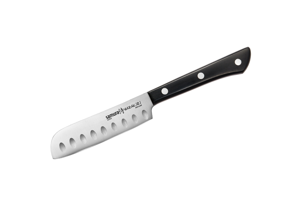 Нож кухонный для масла 9.6см Samura Harakiri черная рукоять