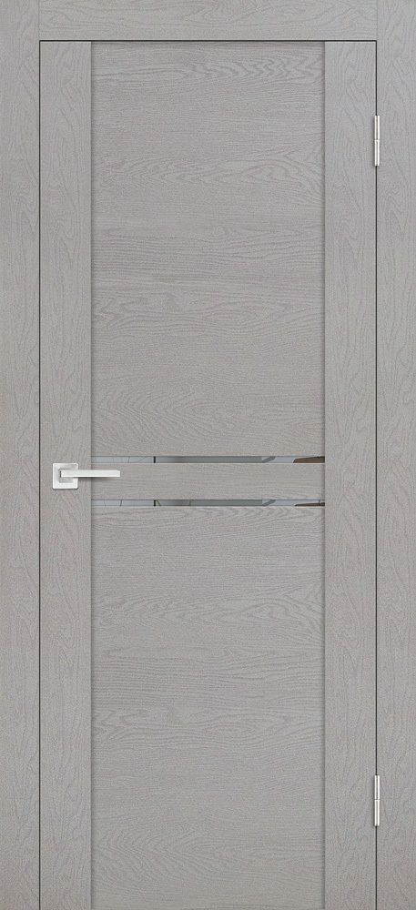 Дверь PST-4 / Цвет серый ясень / Зеркало тонированное / Двери PROFILO PORTE