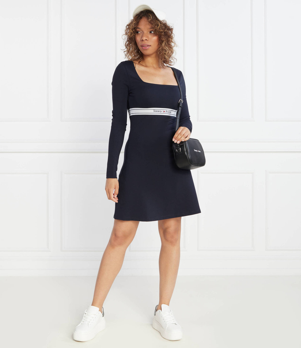 Платье TJW LOGO WB LS Tommy Jeans - темно-синий(DW0DW15887)