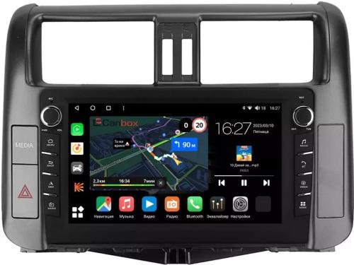 Магнитола для Toyota Land Cruiser Prado 150 2009-2013 (взамен 7" навигации) - Canbox 9-2750 Android 10, Быстрая, CarPlay, 4G SIM-слот