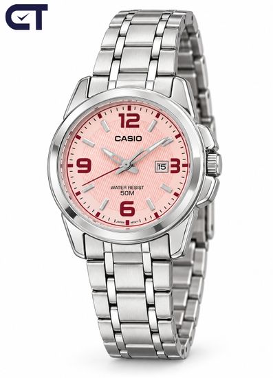 CASIO LTP-1314D-5A CASIO Collection женские наручные часы — элегантный стальной браслет, водостойкость 50 м и мягкая классика