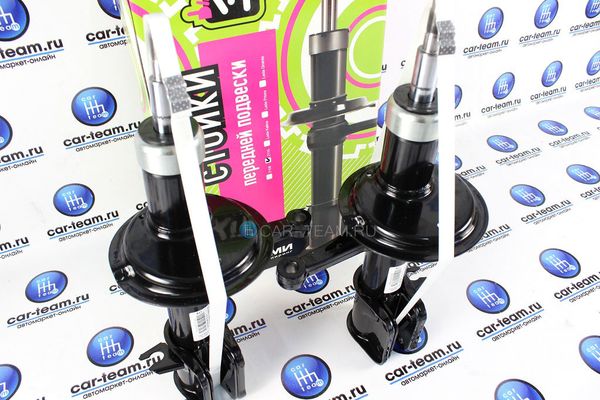 Стойки передние (газомасляные) с занижением "KIT" Sport на ВАЗ 2110-12 (K110.2905.002/003-30/K110.2905.002/003-50/K110.2905.002/003-70)