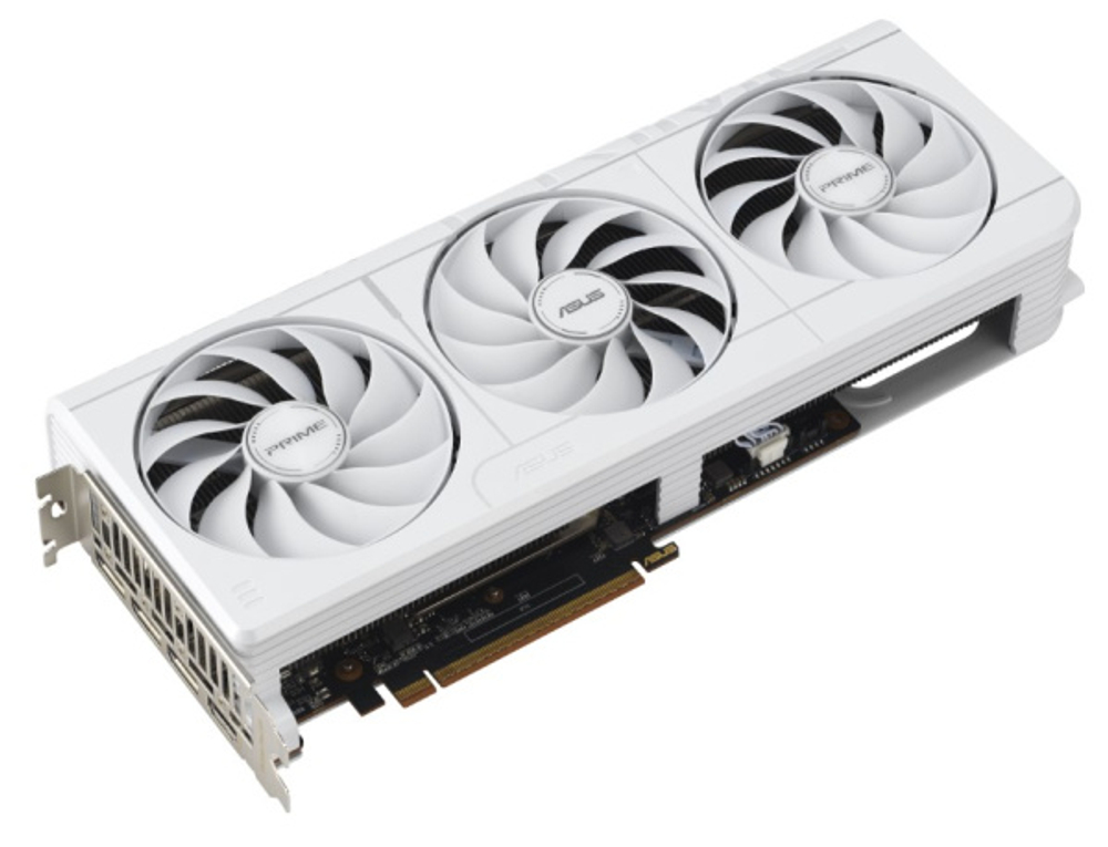 Видеокарта ASUS Radeon RX 9070 XT PRIME OC WHITE (PRIME-RX9070XT-O16G-WHITE)