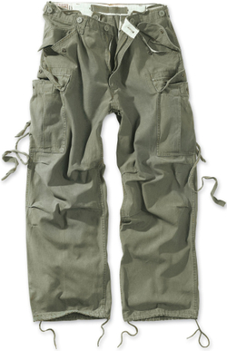 Брюки карго Surplus Vintage Fatigues Trousers (олива - olive)