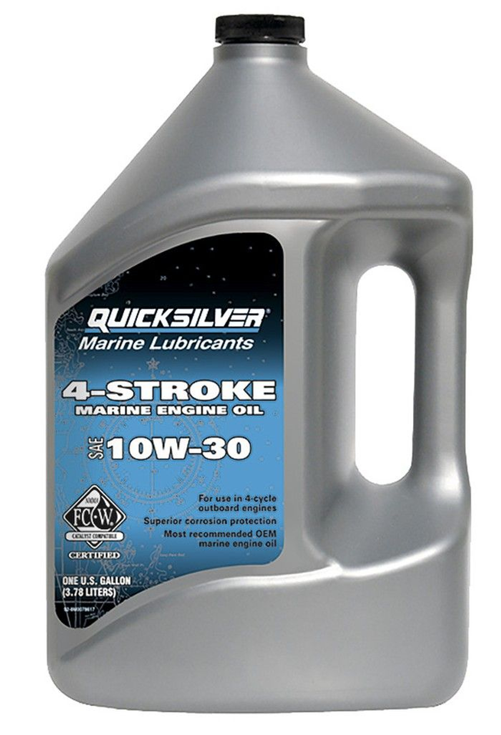 Минеральное масло QUICKSILVER 10W30, 4 л. (10245621)