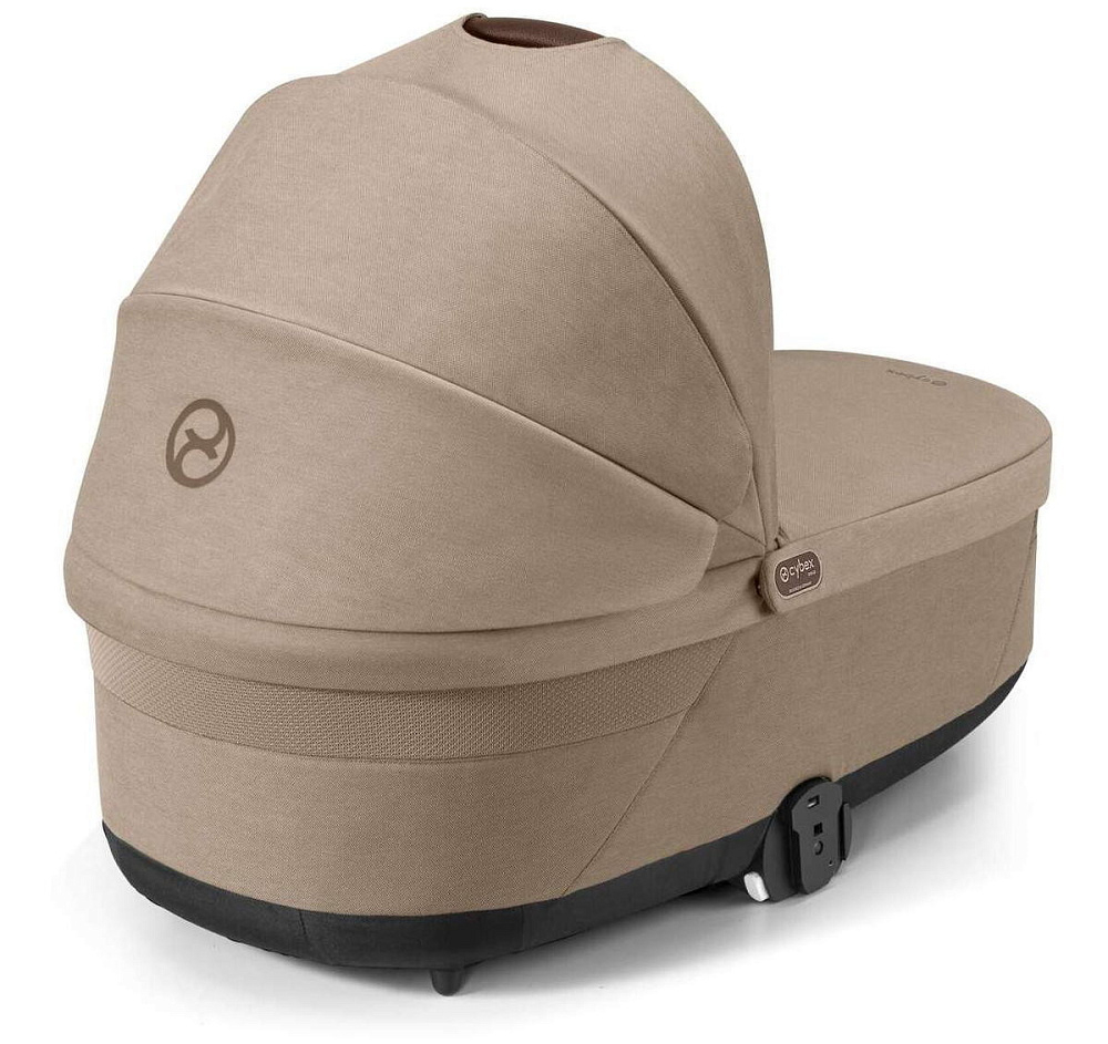Коляска Cybex Balios S Lux TPE complete Cloud T Sepia Black Plus 3 в 1 Almond Beige с дождевиками
