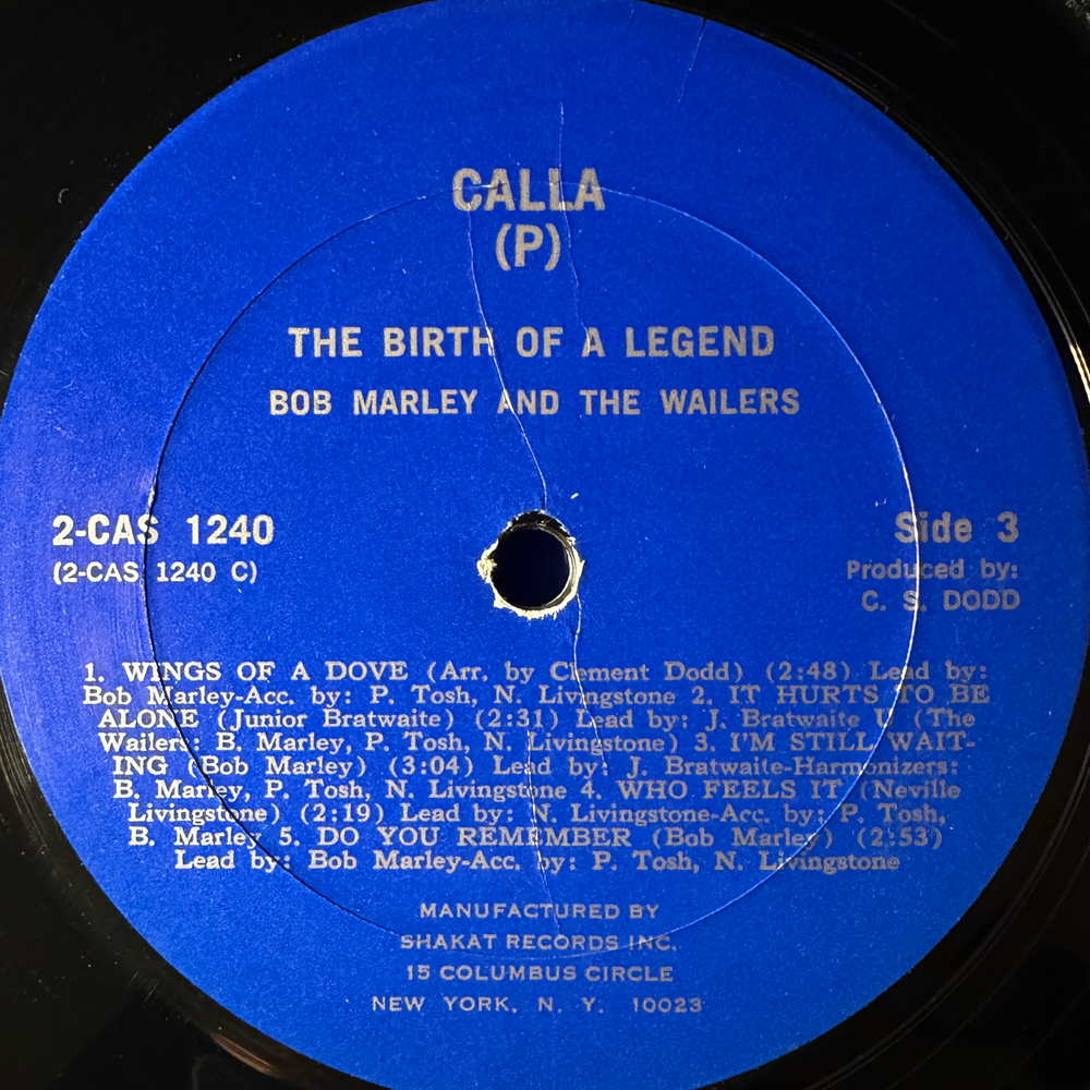 Bob Marley & The Wailers - The Birth Of A Legend 2LP (США 1976г.)