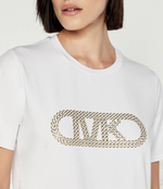 Футболка GROMMET EMPIRE Michael Kors - белый(MT4519LANU)