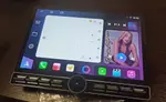 Магнитола в рамку 9/10 с кнопками и крутилкой - Farcar BM904 на Android 13, Быстрая, монитор 13" QLED+2K, CarPlay, 4G SIM-слот