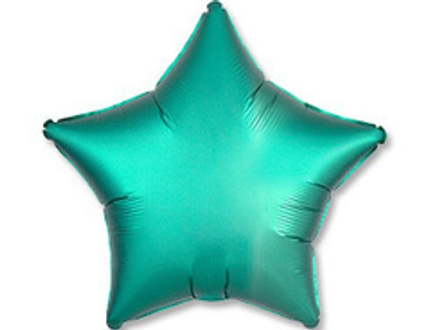 АN Шар Звезда 19"/48 см, Сатин Jade (Нефритовый) (БГ-15)