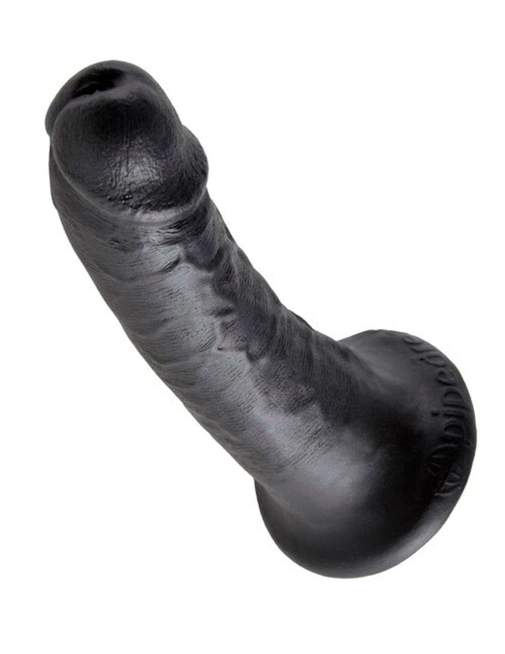 Фаллоимитатор на присоске черный King Cock 6 Cock (Цвет: черный)
