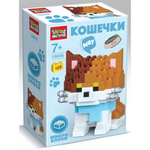 Конструктор 3D фигурка 189эл. "Кошечка" (Город мастеров)