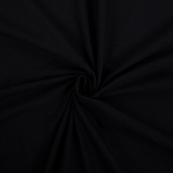 Кулирка 150±5 г/м², 40/1 Comp.Penye FULL LYC, 170 см / 5 метров, 124 черный/black, Gamma GCM