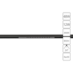 Магнитный трековый светильник Arte Lamp OPTIMA A7286PL-1BK