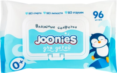 Joonies Детские влажные салфетки 96шт