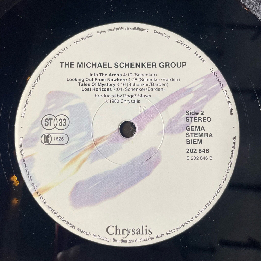 Винтажная виниловая пластинка LP The Michael Schenker Group (Germany 1980) Armed And Ready
