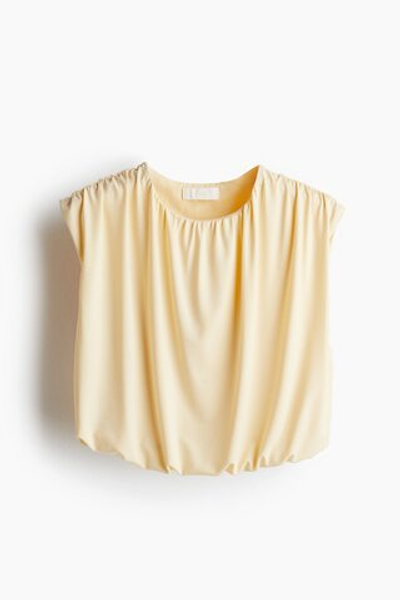 Короткий топ с драпировкой - H&M