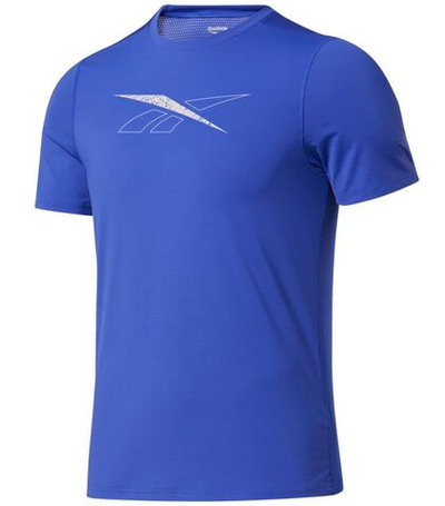 Мужская теннисная футболка Reebok Workout Ready Activchil SS Tee M - bright cobalt