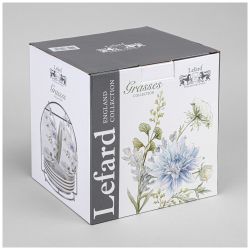 ЧАЙНЫЙ НАБОР LEFARD "GRASSES" НА МЕТАЛЛ. ПОДСТАВКЕ НА 4 ПЕР. 8 ПР. 220 МЛ (КОР=6НАБ.)