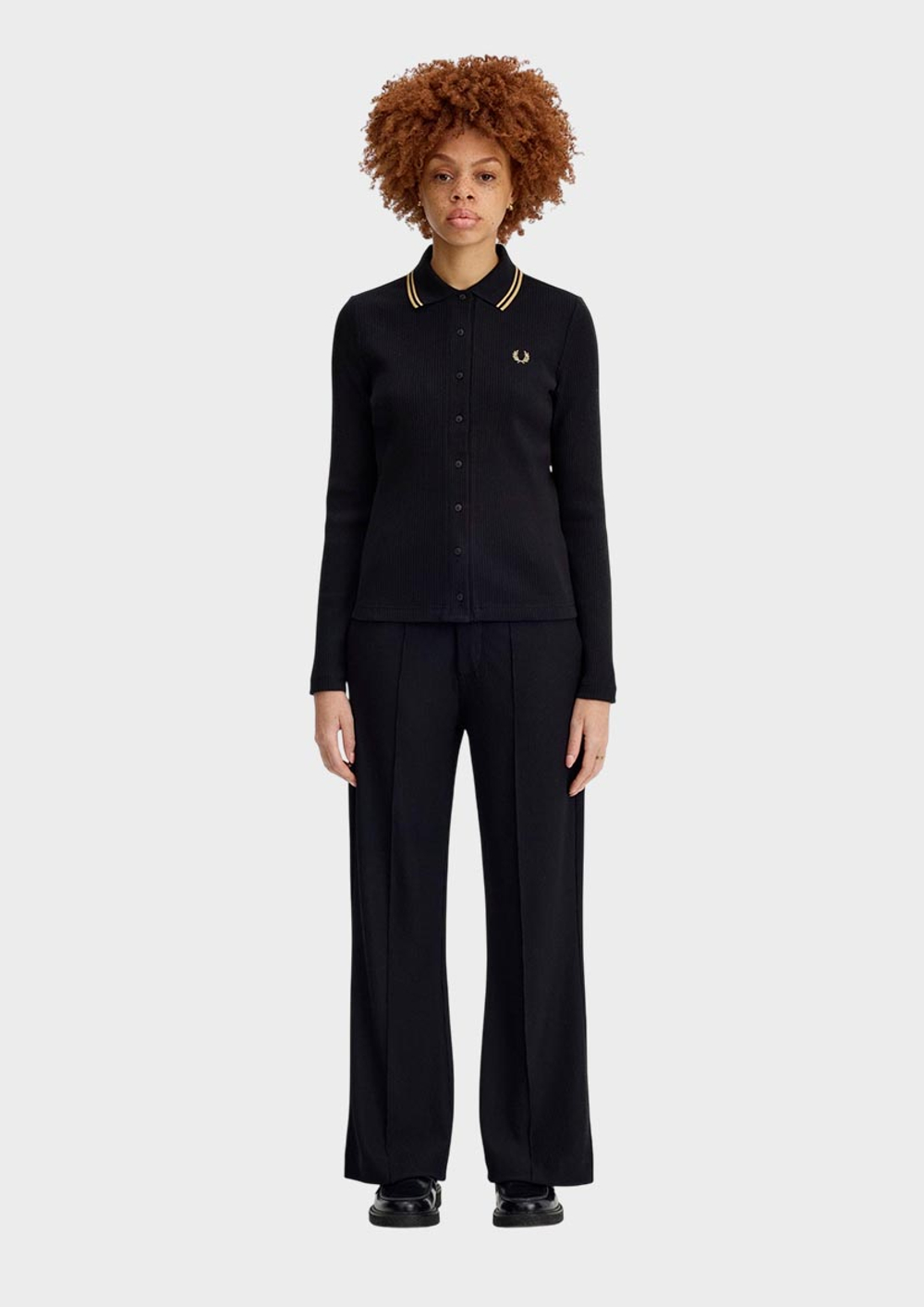 Брюки FRED PERRY Rib Tricot Trousers