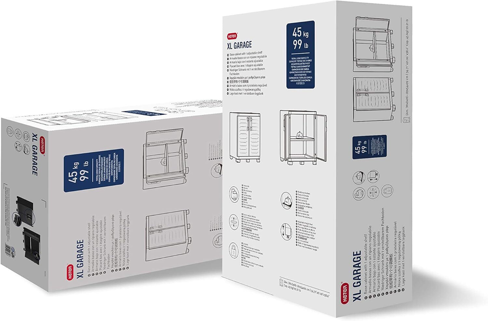 Пластиковая тумба Keter XL Garage Base Cabinet
