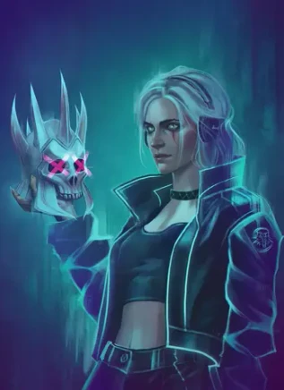 Открытка "Ciri 2077"