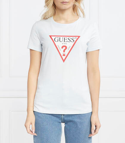 футболка original GUESS - голубой(W1YI1B I3Z11)