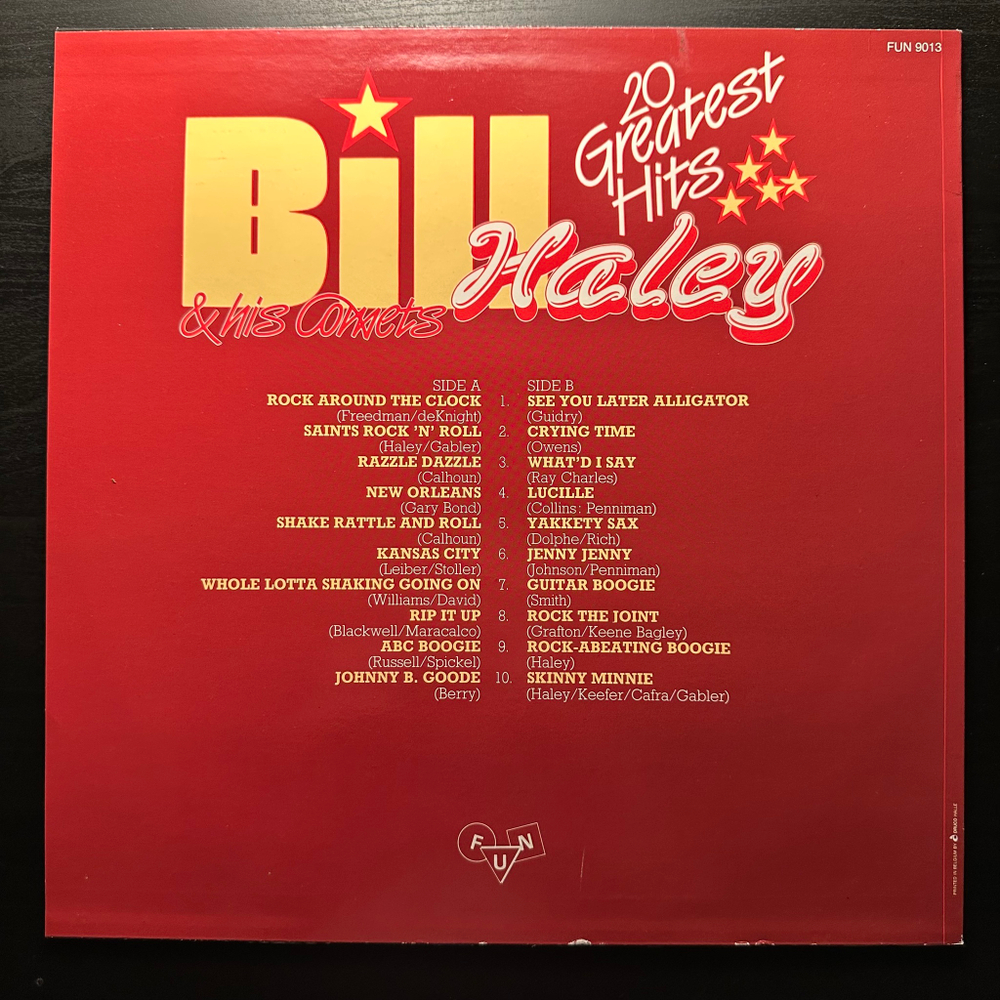 Bill Haley & His Comets - 20 Greatest Hits (Франция)
