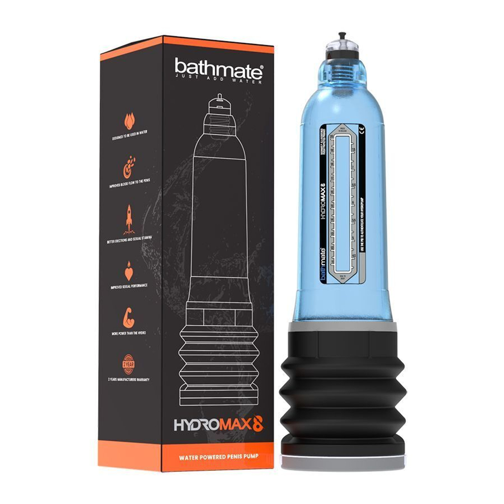 Синяя гидропомпа Bathmate HydroMAX8 (Цвет: синий)