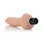 Реалистичный вибратор Futurotic Ballsy Vibrating Dong 4.5 - 16 см. (Цвет: телесный)