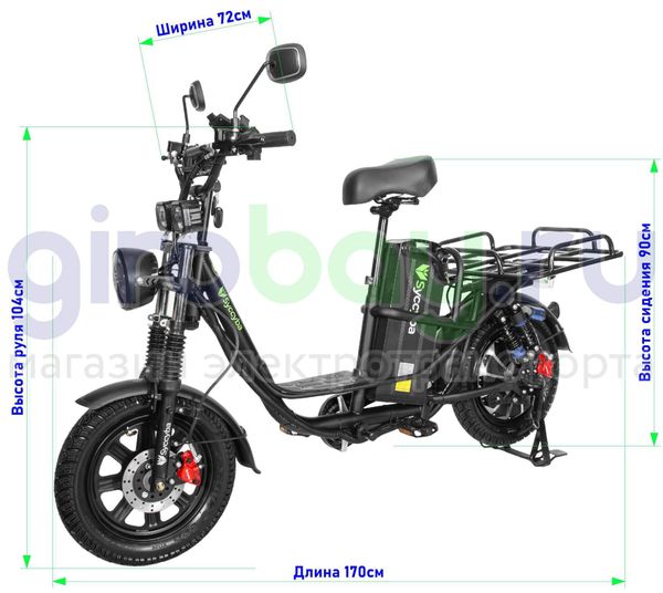 Электровелосипед Syccyba Monster Titan (60V/40Ah) 2025 года фото №2