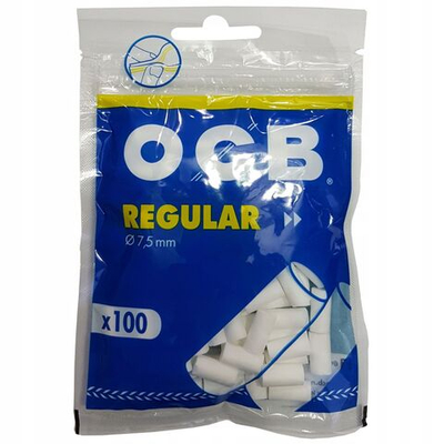 Фильтры для сигарет "OCB" 7.5мм (8мм) Regular 100шт