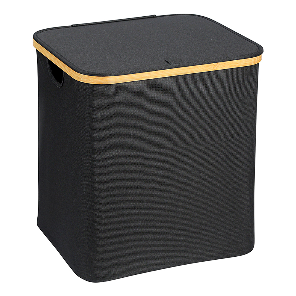 Корзина для белья 40x33x43см Smart Solutions Neat Mid черная