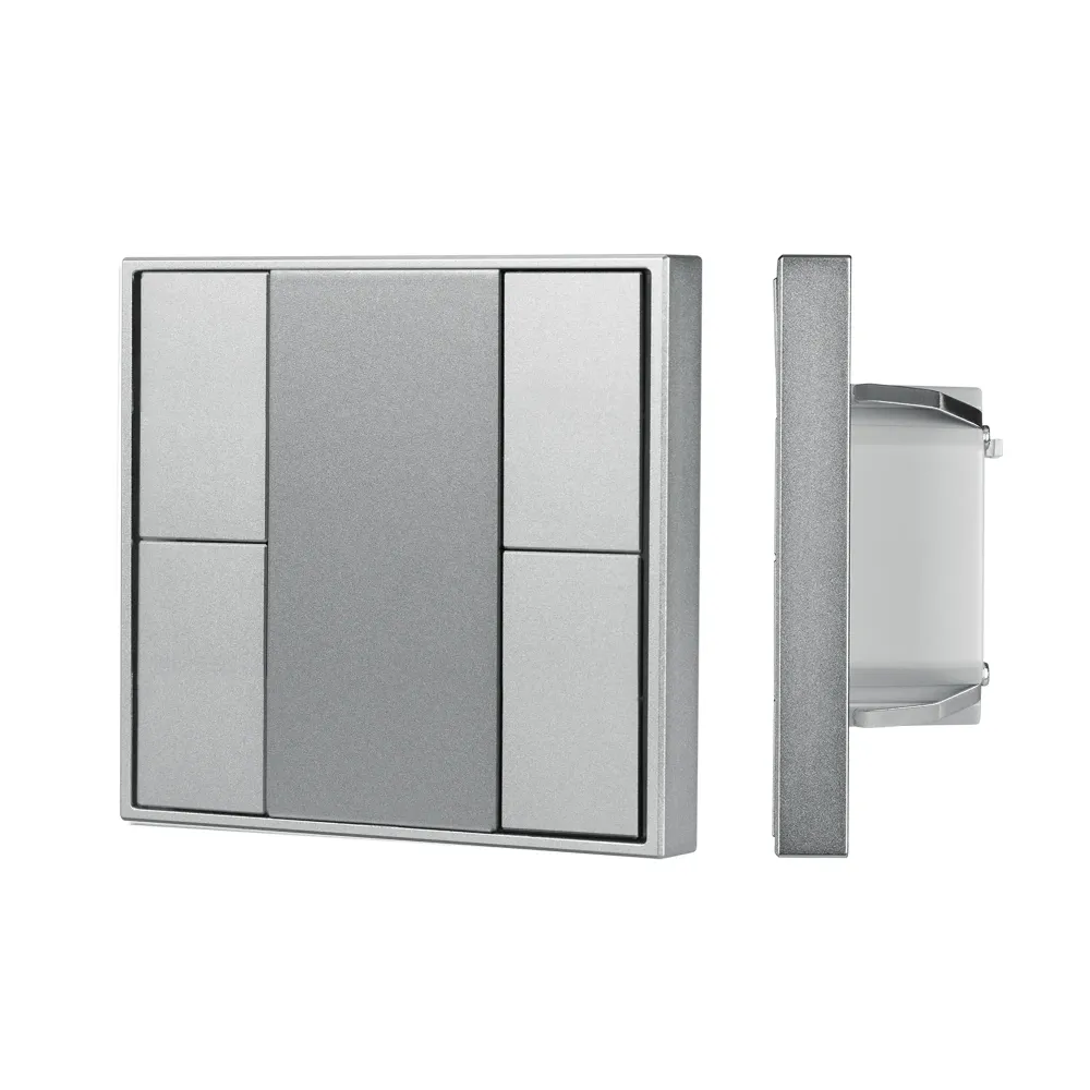 INTELLIGENT ARLIGHT Кнопочная панель DALI-201-23-4K-D2-IN Silver (BUS, Frame) (IARL, IP20 Металл, 3 года)