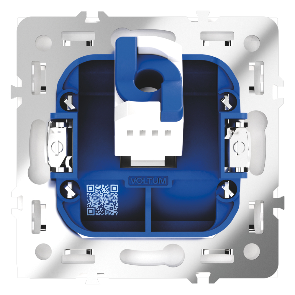 Розетка компьютерная встраиваемая VOLTUM S70 RJ45 кат.6, (кашемир)