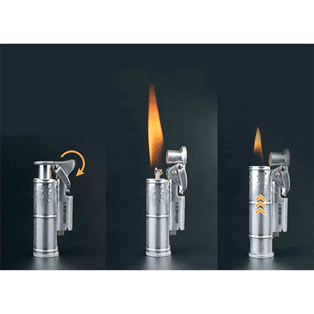 Бензиновая зажигалка DEWEL (JP-JJL-0516-SL) 2