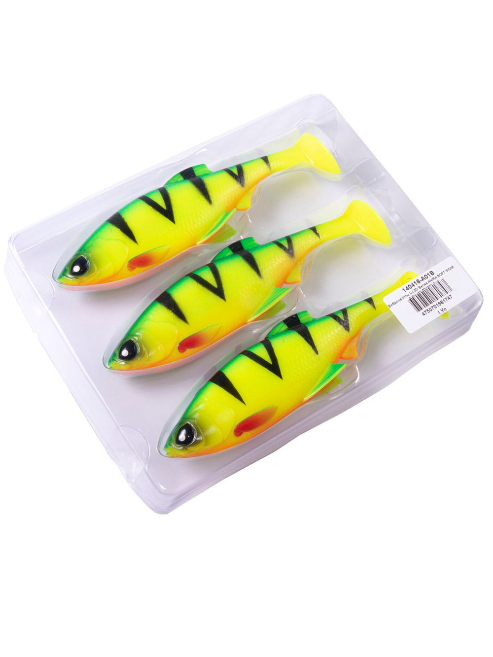 Виброхвосты LJ 3D Series ANIRA SOFT SWIM 6,8in (17,00)/A01 3шт.
