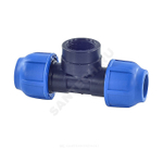 Тройник компрессионный ПЭ Дн 32х1/2"х32 ВР Ру16 RTP (РосТурПласт) 14532